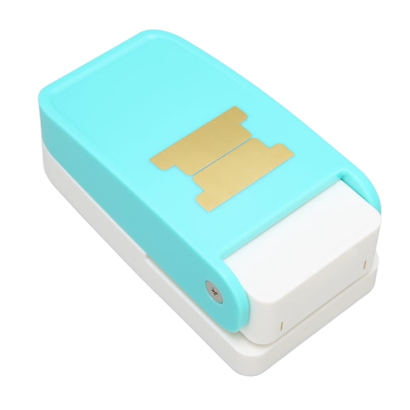 Manual Desktop Index Label Embossing Tool and DIY Bookmark Punch Machine for Custom Notebook Tabs Planner Separator Page Making, 7.87 x 4.33 Inches / 20.0 x 11.0 cm