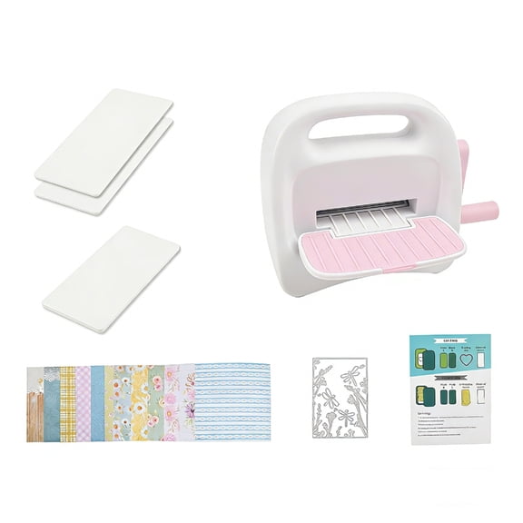 Manual Die Cutter And Embosser Foldable Designs Sturdy ABS Materials For Various Handcraft