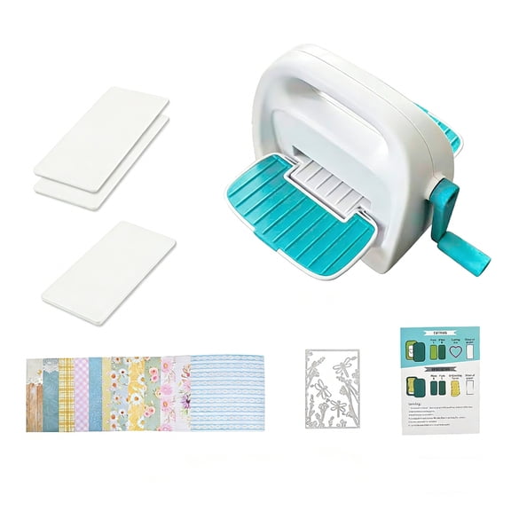 Manual Die Cutter And Embosser Foldable Designs Sturdy ABS Materials For Various Handcraft