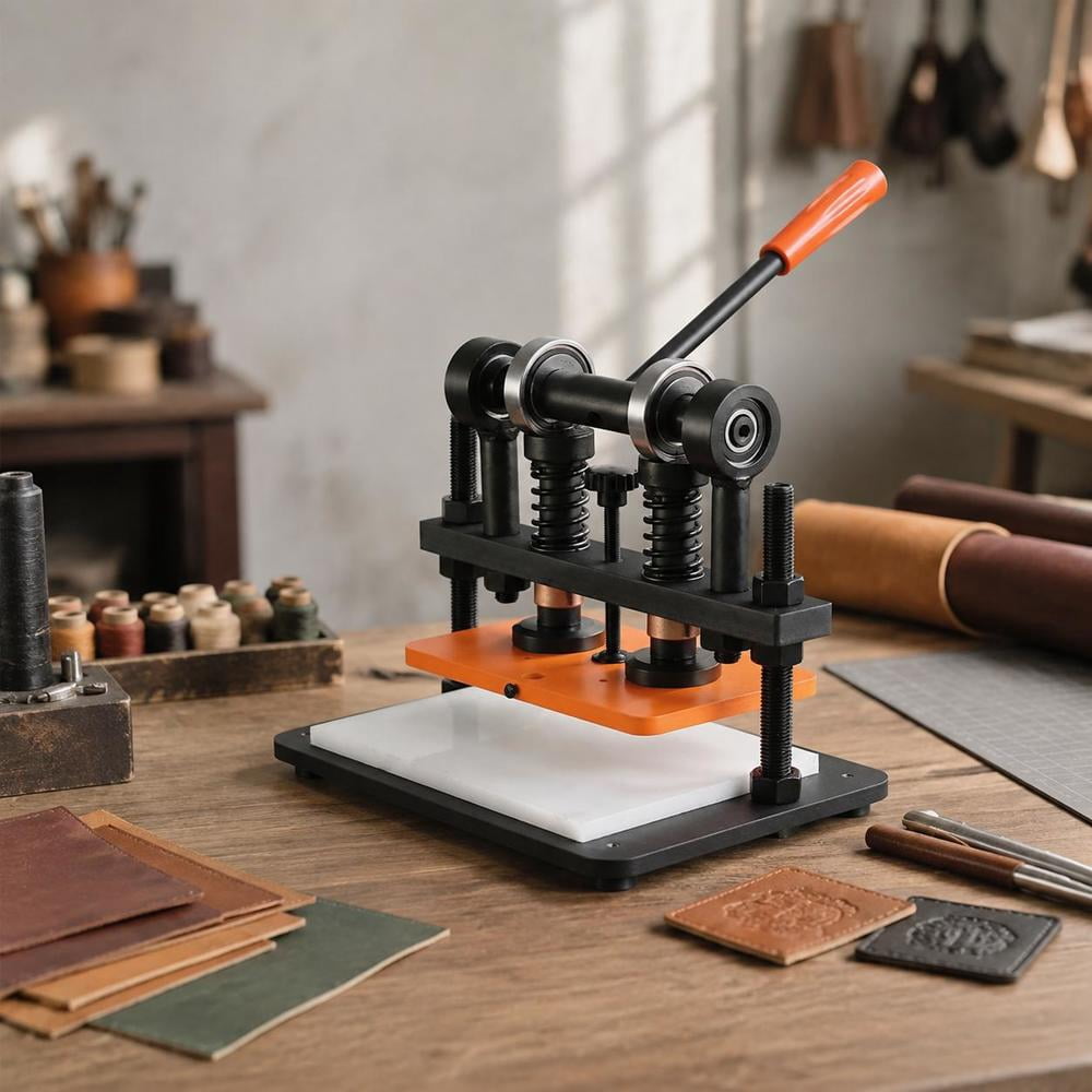 Travel Cutter Machine Manual Die Cutter Leather Embossing Machine, 10.2 X 5.9 inch Plate, 0. ...