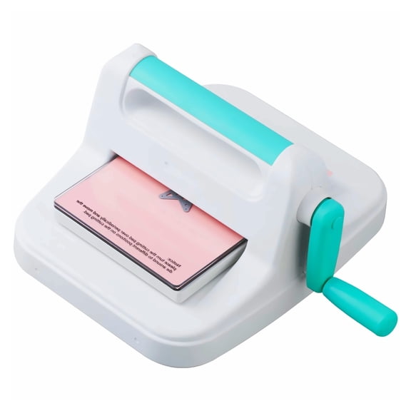 Manual Die Cutting Machine, 6 Inch Scrapbooking Machine Kit - Arts & Crafts, Card Making, Embossing, Portable Cut Machine for DIY Projects, White