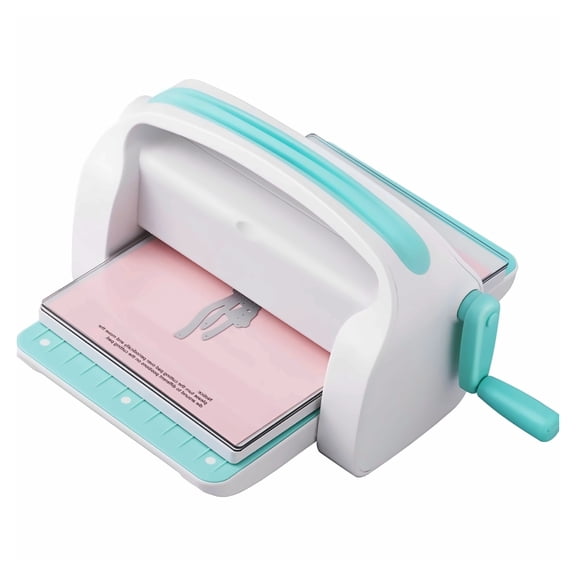 Manual Die Cutting Machine, 9 inch Scrapbooking Embossing Machine Kit - Arts & Crafts, Card Making, Portable Paper Cutting Machine for DIY Projects, White