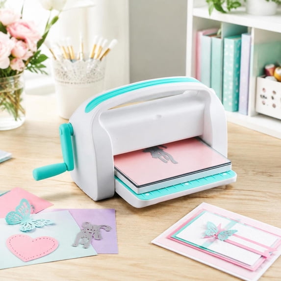Design Machine Portable Manual Die Cutting and Embossing Machine, Portable, 9 Inch Opening ...