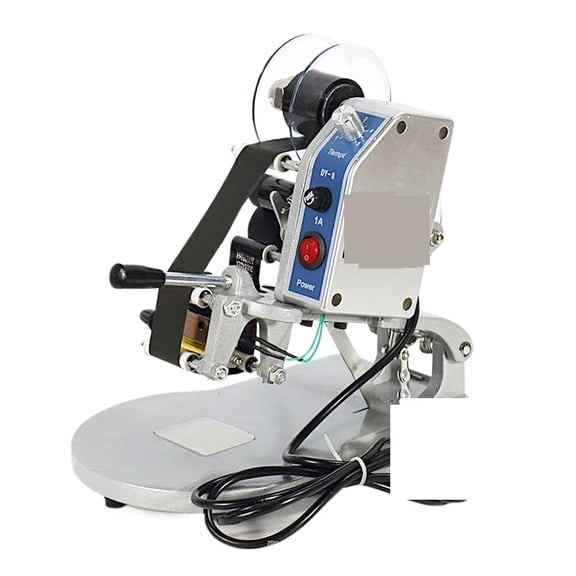 Manual Direct Heating Label Date Steel Stamp Coding Machine Imitates Spray Ribbon Coding Unidirectional ,Fast-Drying Ink with Crisp Output
