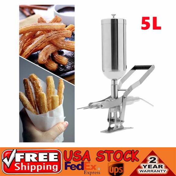 Manual Donut Filler Stainless Steel Latin Fruit Donut Machine 5L Commercial