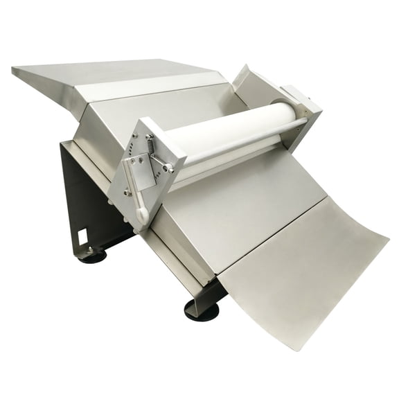 Manual Dough Sheeter Pastry Sheeter Pasta Roller Thickness  0.04"-0.6" Stainless Steel for Croissants Pizza Icing Marzipan Puff Pastry