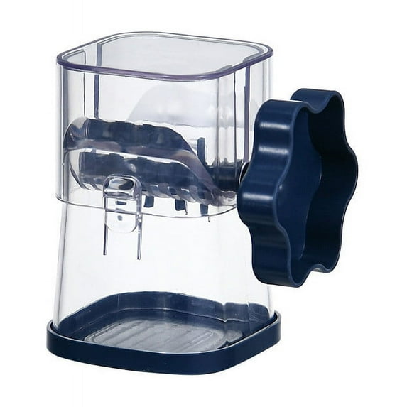 Manual Dried Fruit Crusher Grinder | Nut Chocolate Walnut Kernel Chopper | Hand Crank ABS Food Processor | Wide Mouth | Multi-Function for Spices | 10x7x7.2cm | Easy Clean