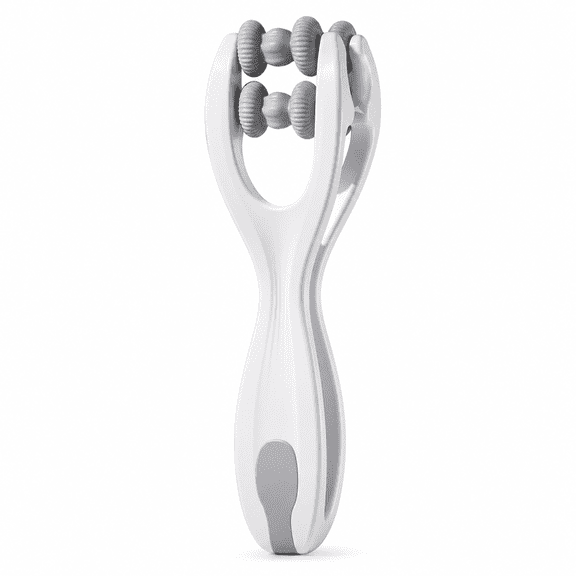 Manual Dual-Roller Finger and Hand Massager for Office Fatigue, 360° Full Coverage Acupressure Joint Massage Tool for Wrist and Palm Stress, Portable Grip Strengthener and Beautifier