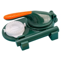 Manual Dumpling Maker Press Tool with Round Concave Design, Efficient Dough Press for Homemade Dumplings and Pastries, Food Grade PP Material Easy to Clean and Store