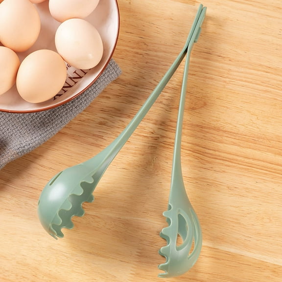 Manual Egg Beater & Dough Blender 2-in-1 Kitchen Tool | ABS Plastic Heat-Resistant Design | Non-Slip Serrated Clips | Ergonomic Handle for Easy Mixing & Whipping | Includes 2 Pieces