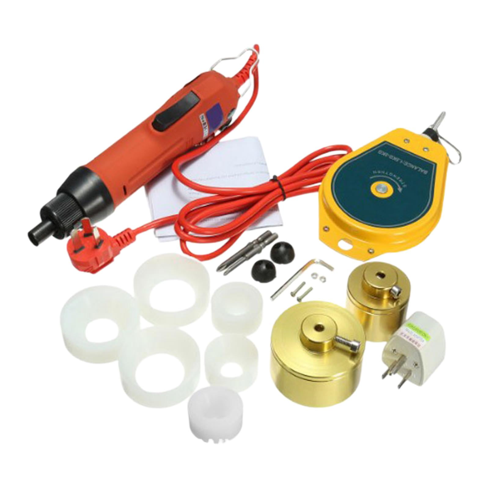 Manual Electric Bottle Capping Machine Handheld Caps Sealer Sealing Machine 10 Capping Diameter Bottle Capper Sealer Screwing Sealing Machine