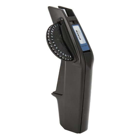 Manual Embossing Label Maker, 3D Portable Label Printer for DIY Embossed Text, Black