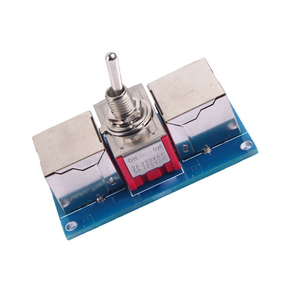 Manual Ethernet Switches With 2 RJ45 Female Ports For Smooth Networking Data Flows And Protections