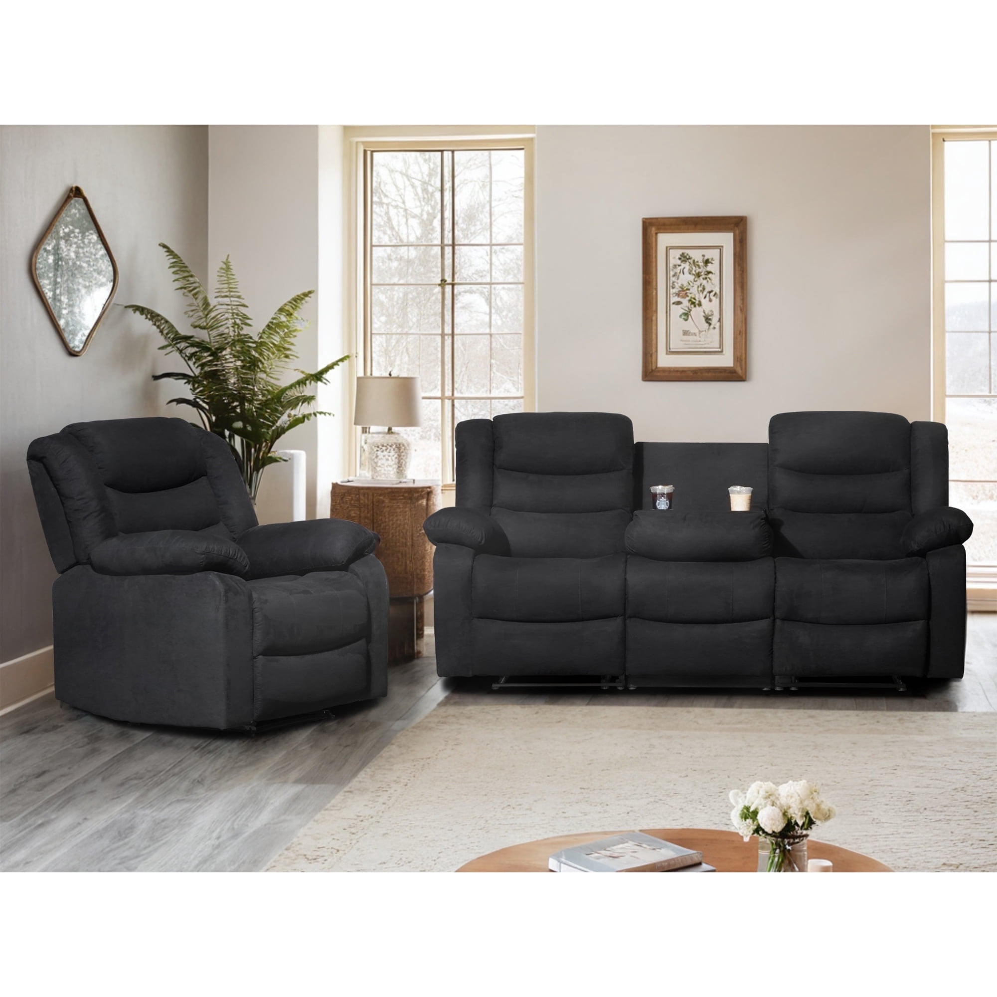 4-seat-manual-fabric-reclining-sofa-set-2-piece-microfiber-modern