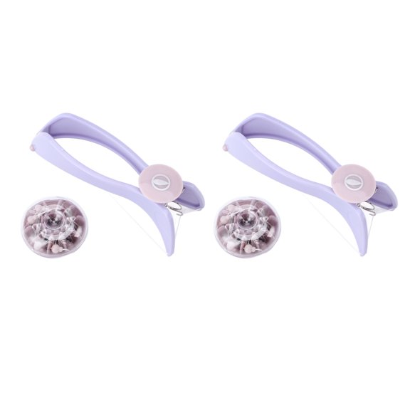 Manual Facial Epilator, Safe Easy Threading For Upper Lip, Cheeks, Peach Fuzz, 2pc Set