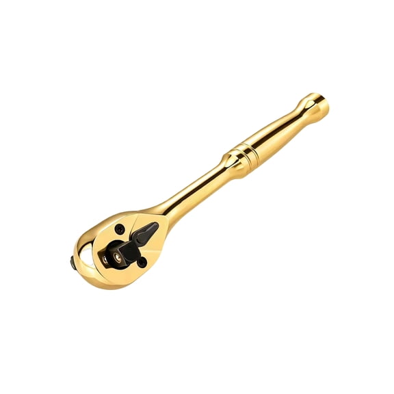 Manual Fastener Tool, Compact 3 in 1 Ratchet Wrench with Reversible Selector, Steel Housing, 18cm Length, Home Vehicle Maintenance Support