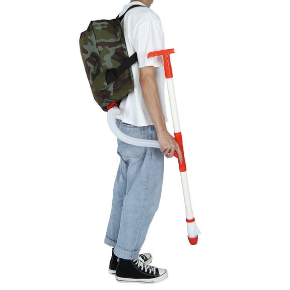 Manual Fertilizer Spreader Fertilizing Tool with Bag for Farm Corn Vegetables Sugar Cane Fruit Trees