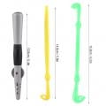 Manual Fishing Hook Tier Line Tying Tool with Sub line Single&Double Hook Fast Knot Tyer Tool