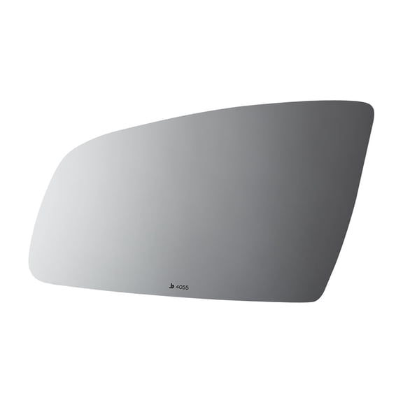 Manual Flat Driver or Passenger Side Replacement Mirror Glass for 2002-2008 Audi A4 W/O Baking Plate