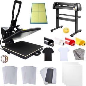 Manual Flat Sublimation Transfer Heat Press Hot Stamping Machine