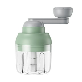 Manual Food Chopper Grinder, Hand Pull Garlic Ginger Vegetable Meat Cutter Portable Multi Function Kitchen Food Processor Quick Grinding Tool Home Cooking Baking Chopper Grinder