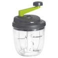 Manual Food Chopper, Hand Crank Vegetable Processor, Portable Onion