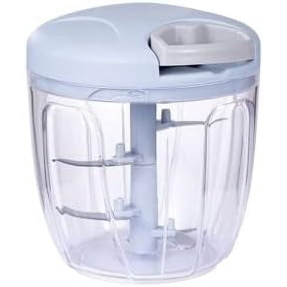 Manual Food Chopper Powerful Hand Mixer Processor to Chop Vegetables Fruits Nuts Onions Salad Garlic for Kitchen