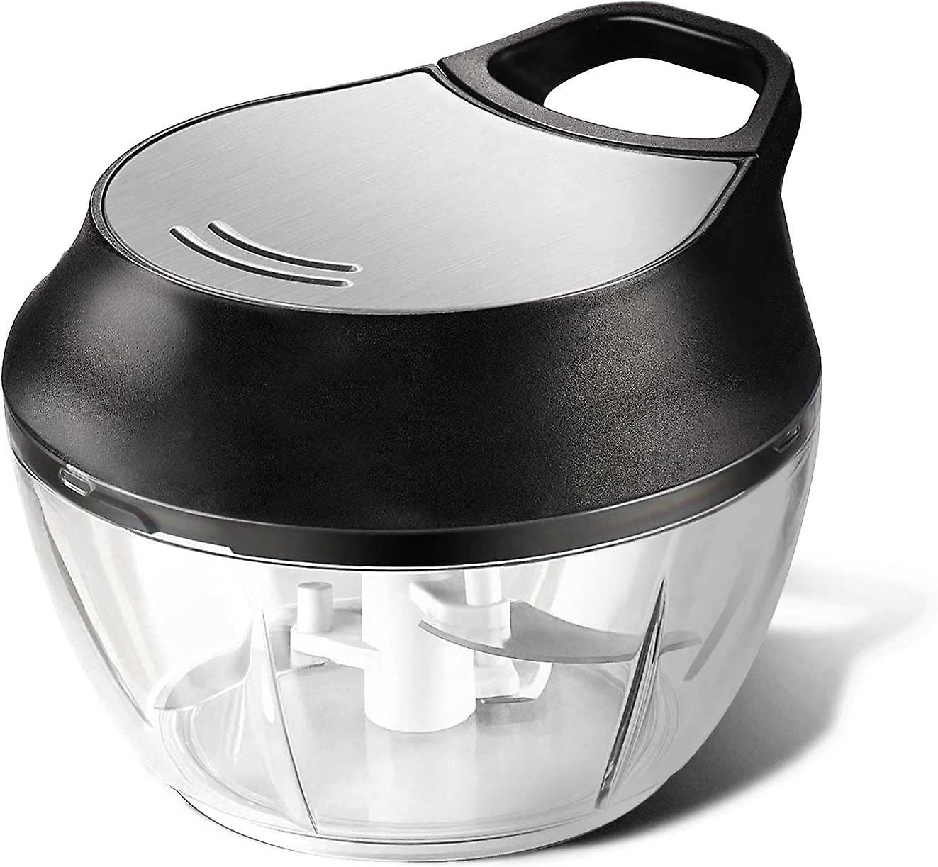 Manual Food Chopper With Stainless Steel Blades Food Processor For