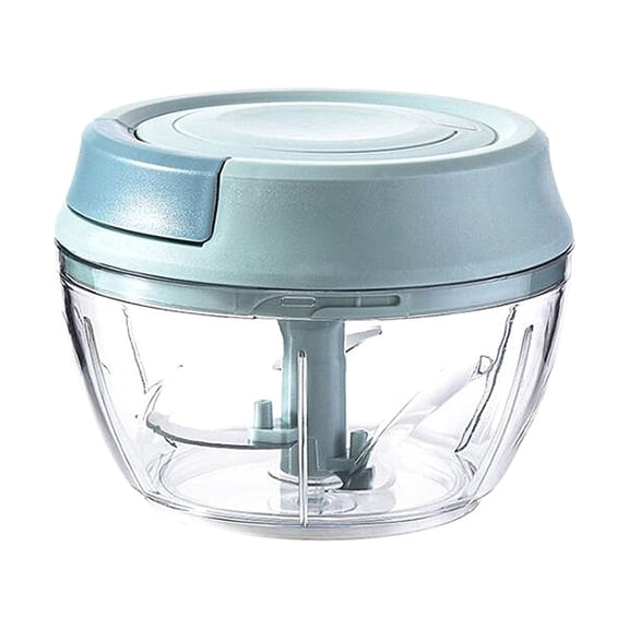 Manual Food Processor Vegetable Chopper,Portable Hand Pull String Garlic Mincer Onion Cutter for Veggies,Suitable for Vegetables,Ginger,Garlic,Fruits,Onion,Potato,Salad (M)