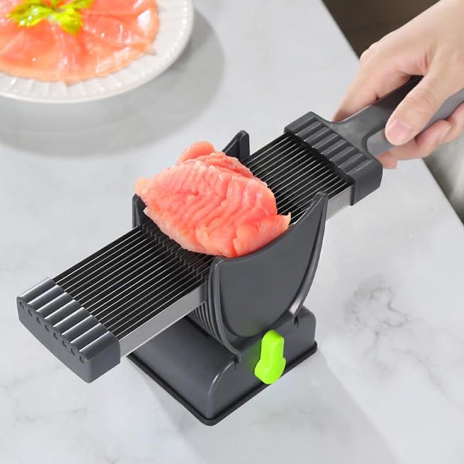 Manual Fresh Meat Cutter Food Slicer, Quick Slice Meat Cutter ...