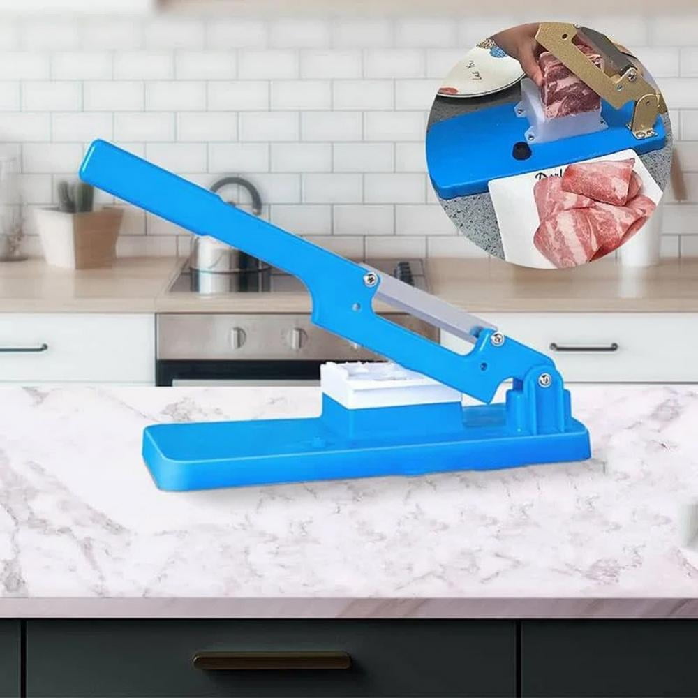 Manual Frozen Meat Slicer, Stainless Steel Meat Cutter Beef Mutton Roll Food Slicer Slicing Machine for Home Cooking of Hot Pot BBQ
