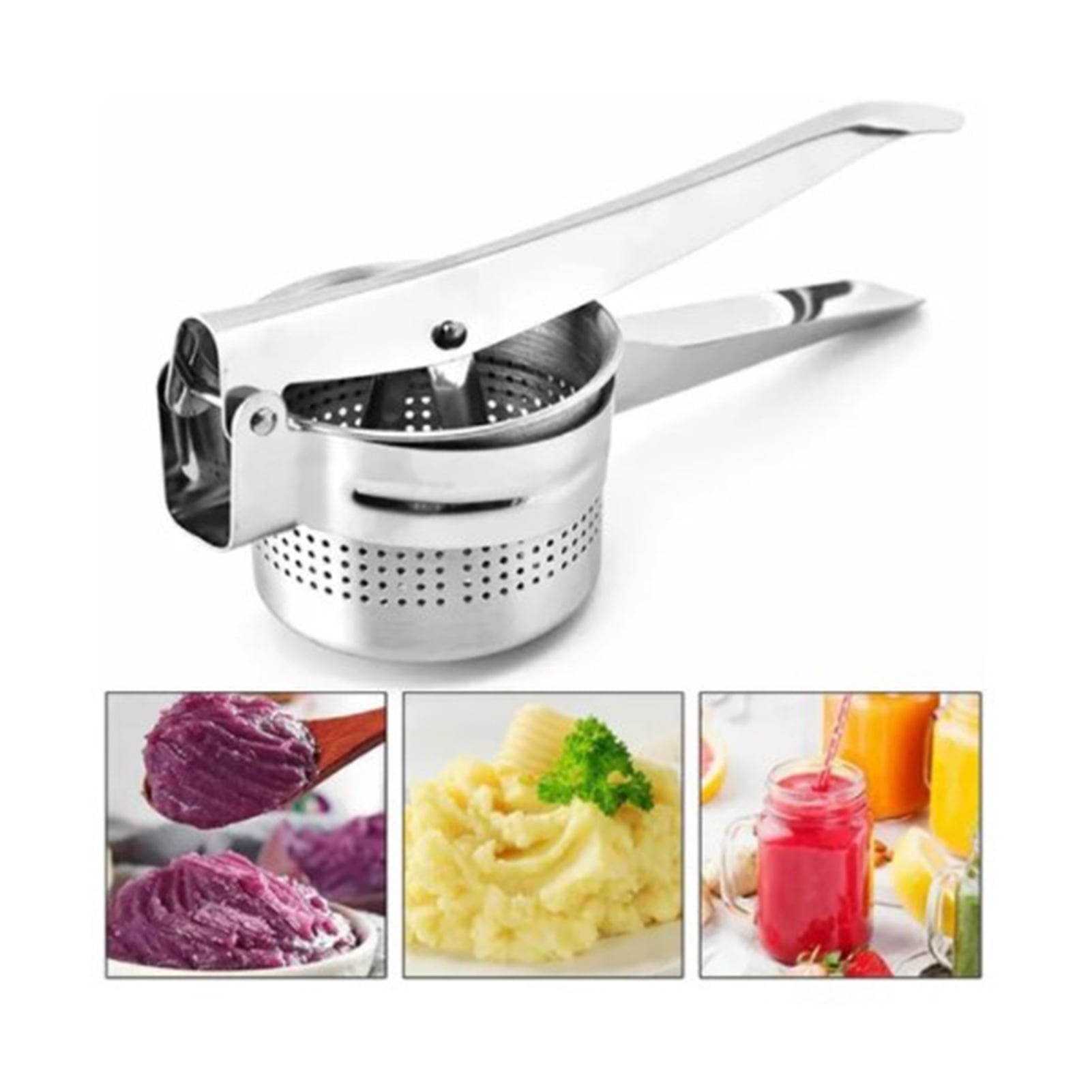 Manual Fruit Juicer Stainless Steel Hand Press Juices Extractor Fruit
