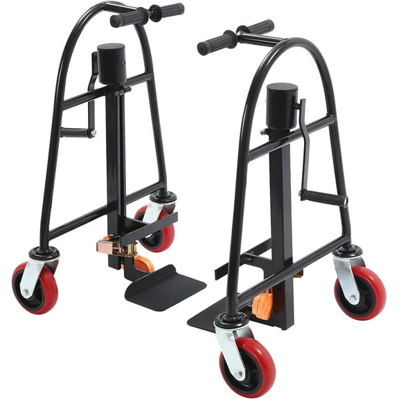 Manual Furniture Moving Tool Set, 1300 lbs Capacity Heavy-Duty Moving Tool, Tool for Moving Heavy Objects,12-inch Height Adjustment, Furniture Dolly, Suitable for Sofas, Beds, Mattresses, Wardrobes