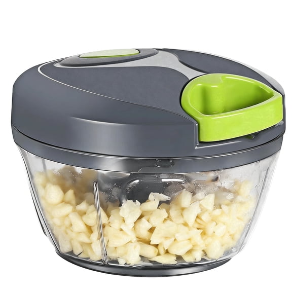 Manual Food Chopper, Hand String Pull Multi Vegetable Cutter for Onion Garlic Fruits Nuts Vegetable Chopper