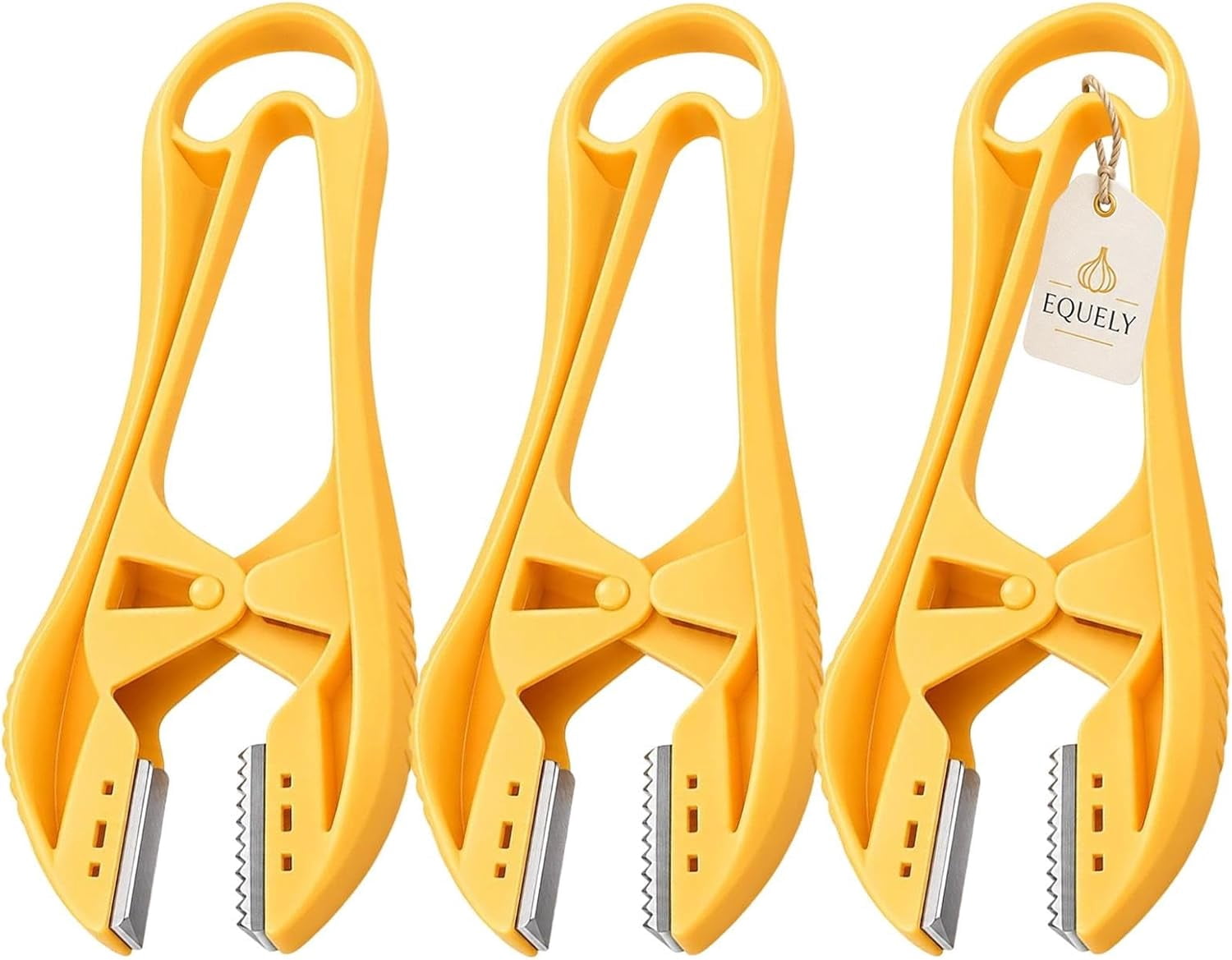 Skin Cutter Tool Manual Garlic Peeler with Serrated Jaws Skin Remover Tweezers Clips ...