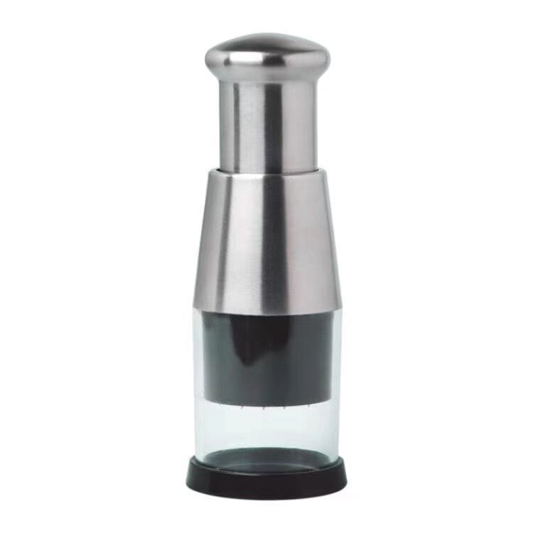 Manual Garlic Press Chopper Stainless Steel Blade Food Cutter for Garlic Onion Vegetable Kitchen Cooking