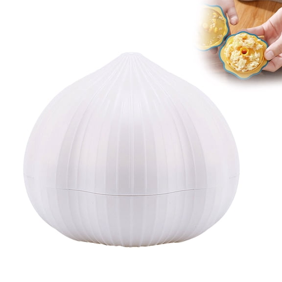 Manual Garlic Press Mincer Garlic Crusher Tool Vegetable Fruit Kitchen Rotary Grinding Easy to Use for Home Camping