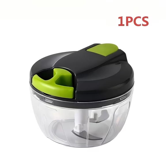 Manual Garlic Puller Drawstring Chopper for Garlic, Herbs, Onions, Vegetables Compact Kitchen Gadget for Home Cooks and Chefs