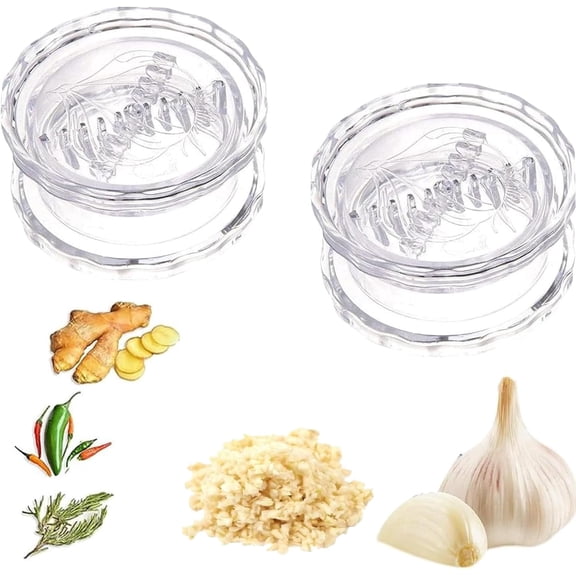 Manual Garlic Twister Masher, Multi-Functional Mincer & Grinder for Garlic, Onion, Ginger, Herbs, Nuts, Impact Resistant Kitchen Gadget & Home Accessory