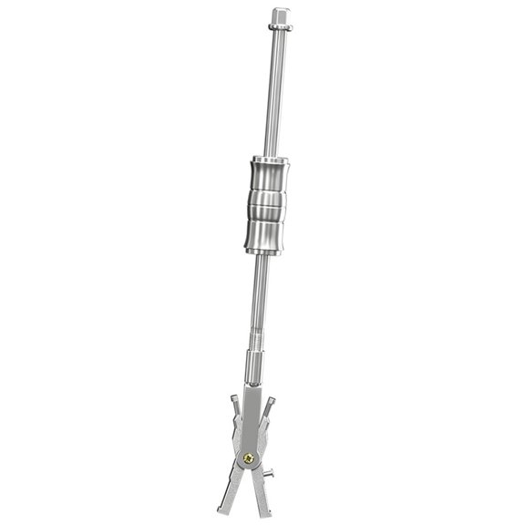 Manual Gear Puller Slide Hammer Bearing Extractor Carbon Steel Double Head Tool for Workshop Maintenance, Stuck Component Removal Tasks