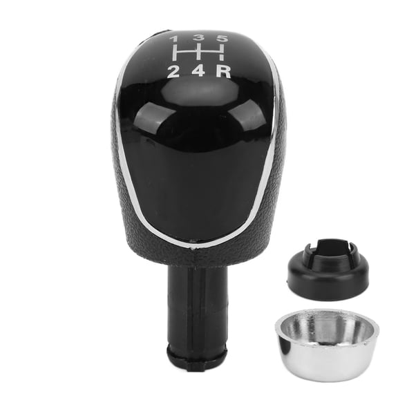 Manual Gear Shift Knob, ABS Shifter Head Car Gear Stick Lever Handle Transmission Gear Shift Lever Knob Replacement for Focus MK2 FL 2008‑2011(5 gears)