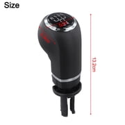 Manual Gear Shifter Knob For 2006-2014 And Adam 2012-2019, 5/6-Speed Silver Shift Knob With Plastic And Metal Construction5speed