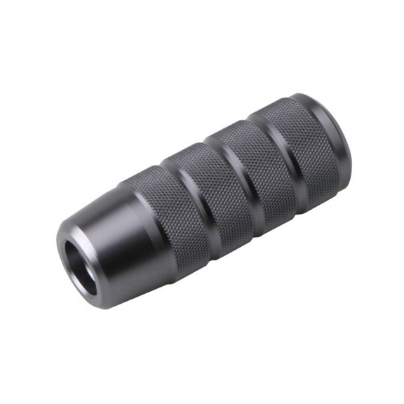 Manual Gearshift Knob Aluminum Alloy With Spiral Rubber Ring and Size Adapters