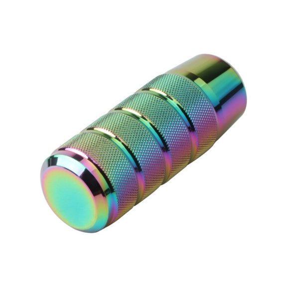 Manual Gearshift Knob Aluminum Alloy With Spiral Rubber Ring and Size Adapters