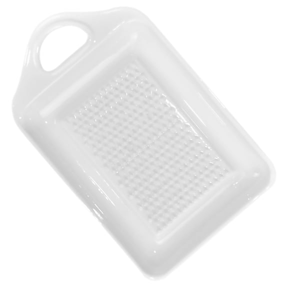 NIAIZEK White Ceramic Garlic Mincer Grater for Kitchen Use 4.32.70.6in
