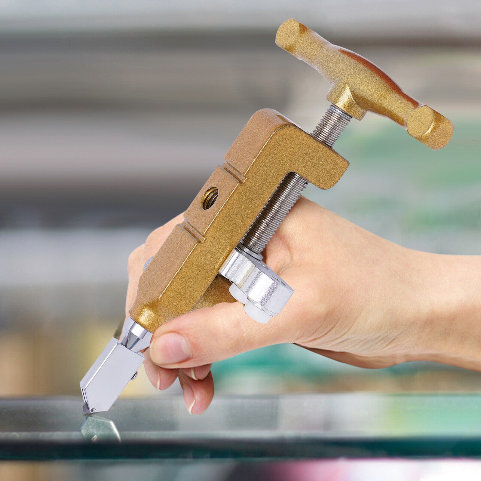 Manual Glass Ceramic Tile Cutting Machine Tile Cutter Tool 20mm W