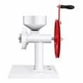 Manual Grain Mill with Flywheel, Hand-Crank Corn Grinder, Carbon Steel ...