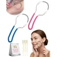 thumbnail image 1 of Manual Hair Removal Tool, Facial Hair Remover Spring Epilator for Women and Men Precision Peach Fuzz Remover for Chin Upper Lip Neck and Cheeks, Gentle and Non-Irritating for Home (Pink Blue), 1 of 7