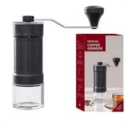Manual Hand Coffee Grinder, Mini Manual Coffee Grinder, Portable Hand Coffee Bean Mill, Conical Burr Coffee Grinder with Crank for Travel, Camping, Office - Type A