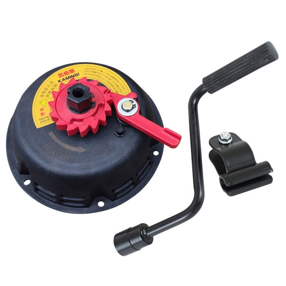 Manual Hand Crank Engine Starter 168/170F Models Eliminates Pull Cord, Case for Generator and Water Pumps